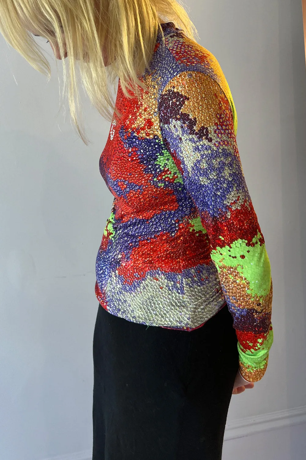 Germanier - Neon Mix Long Sleeve: Red Multi