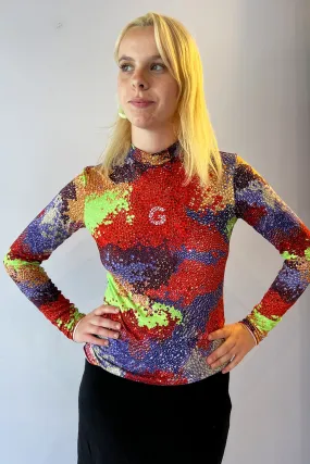 Germanier - Neon Mix Long Sleeve: Red Multi