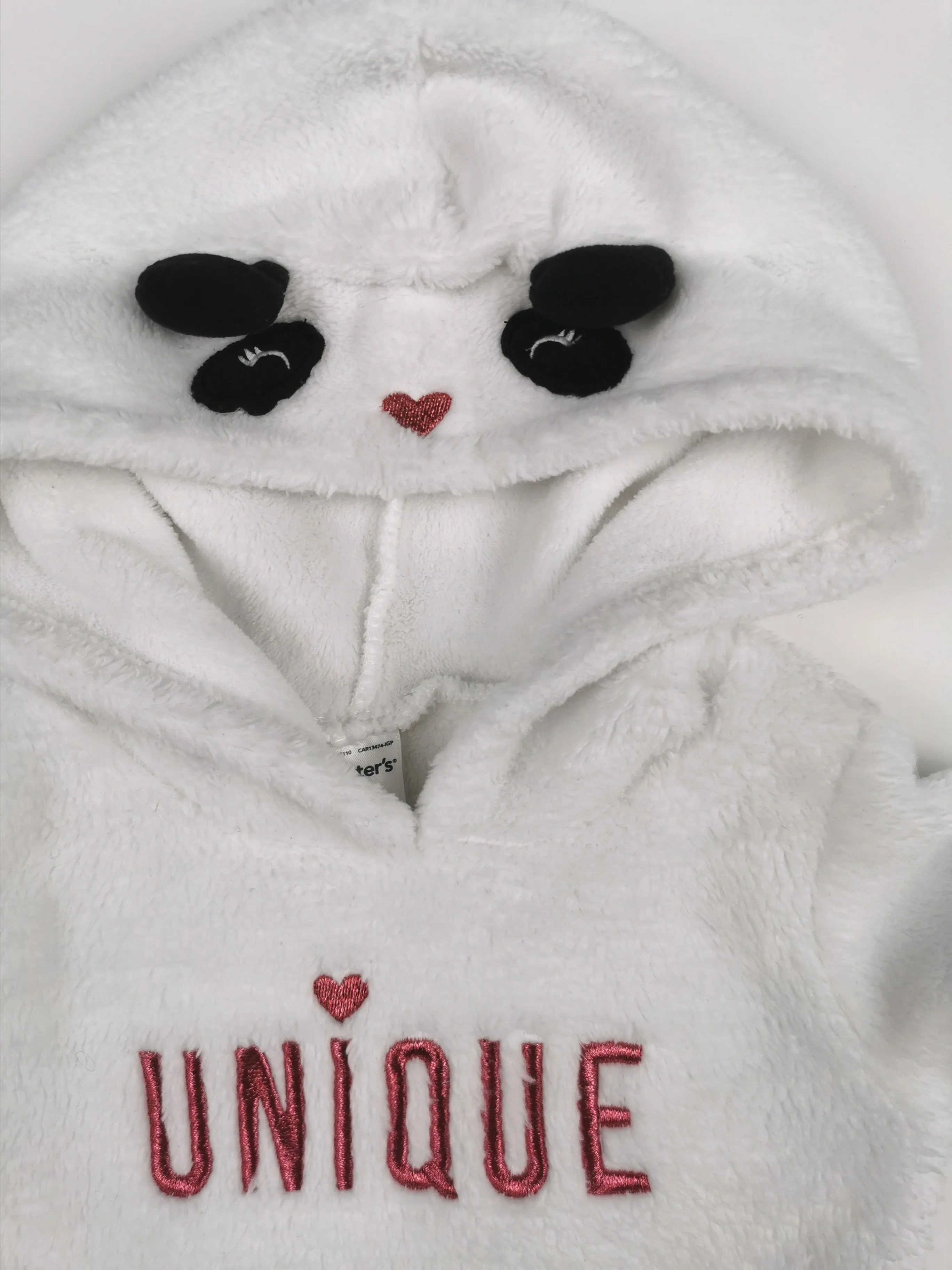 GIRL SIZE 2 YEARS - CARTERS, Soft & Plush Pullover Hoodie EUC B28