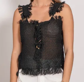 Gossypium Top - Black