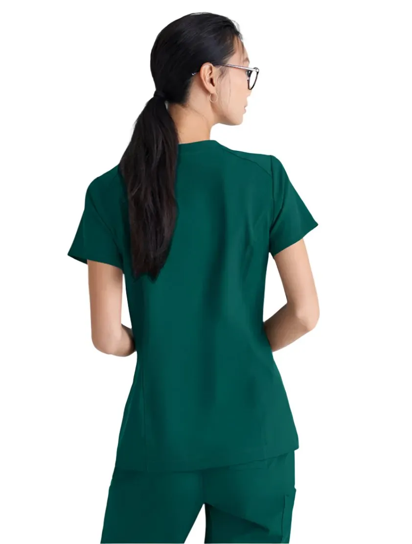 Grey's Anatomy™ Evolve by Barco Sway 1-Pocket Banded V-Neck  Scrub Top
