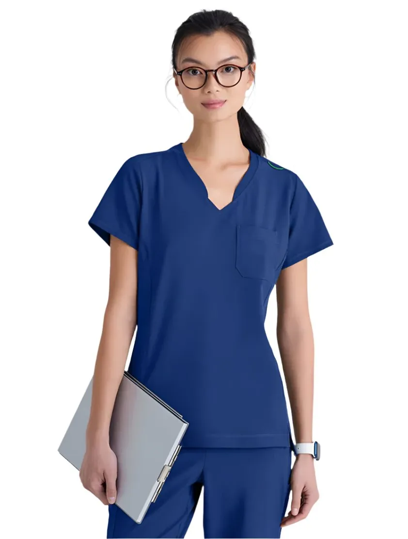Grey's Anatomy™ Evolve by Barco Sway 1-Pocket Banded V-Neck  Scrub Top