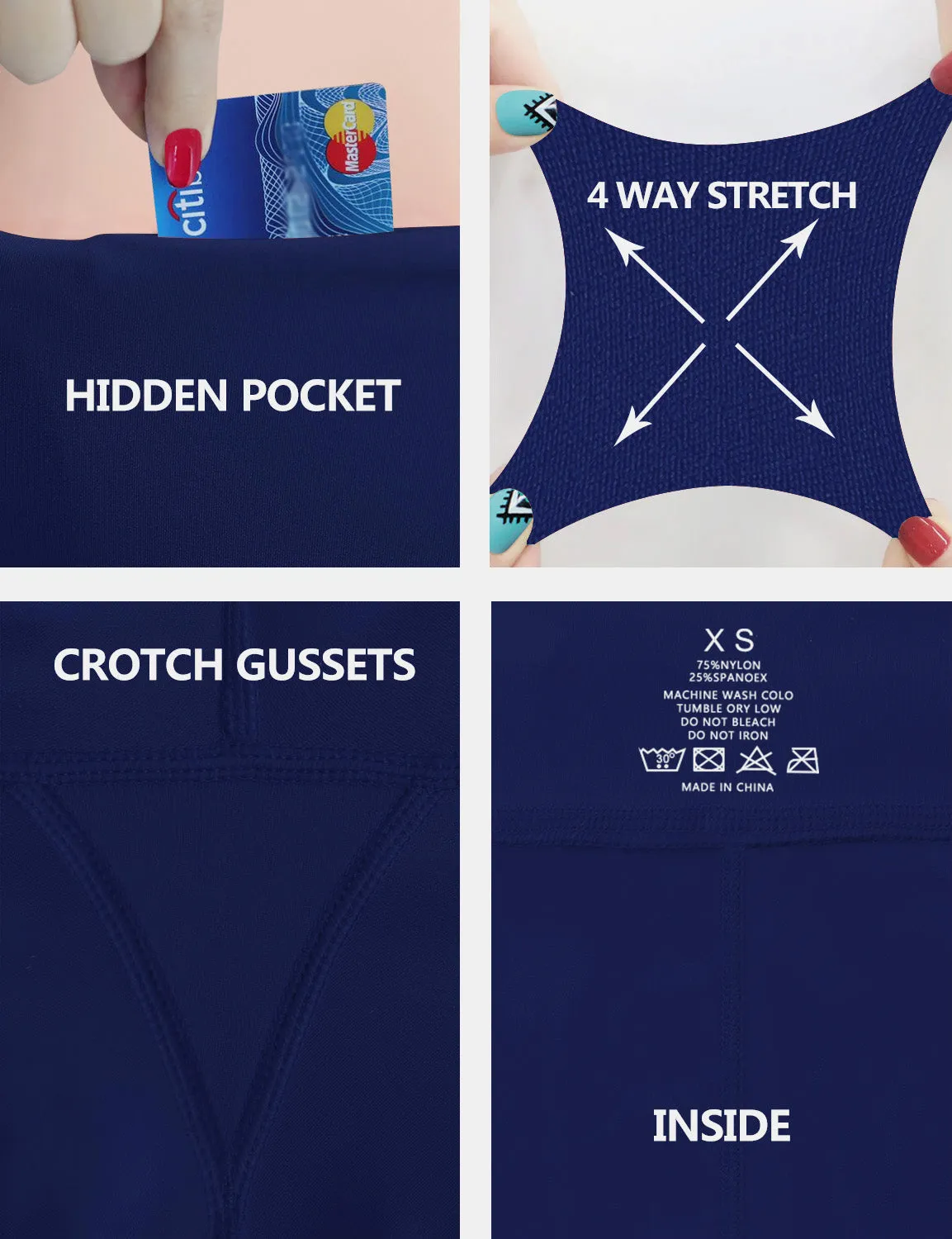 High Waist Golf Pants navy_Golf