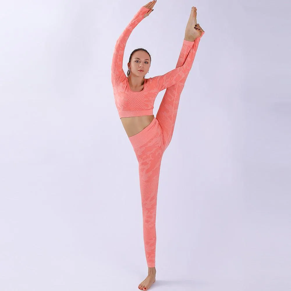 High-Waist Hip Pants Workout Set