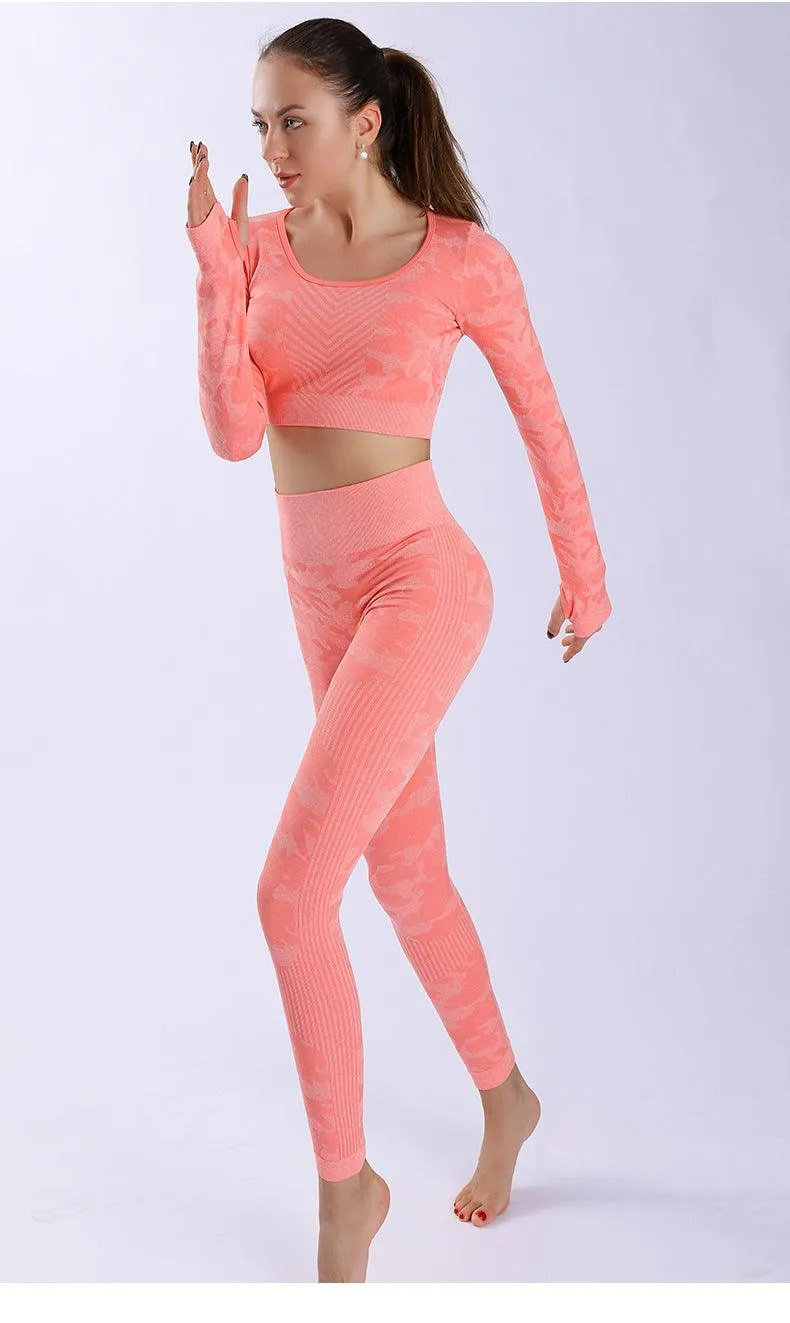 High-Waist Hip Pants Workout Set