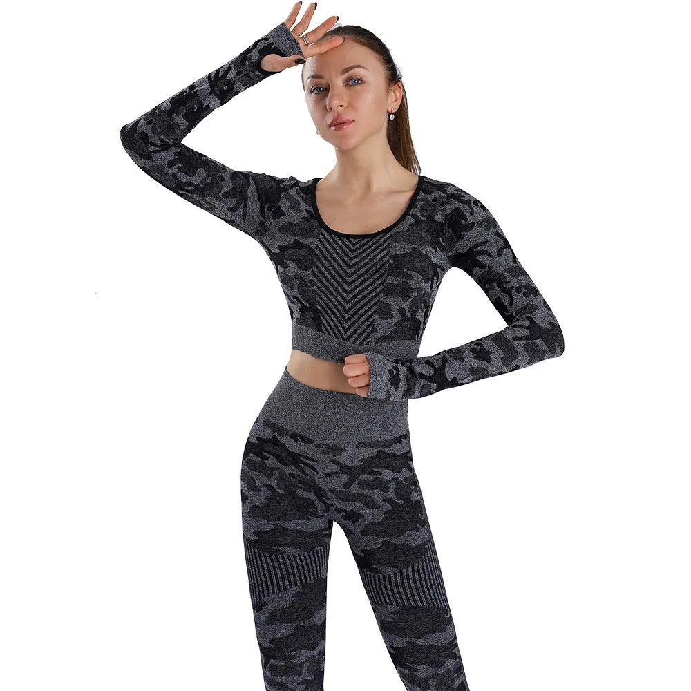 High-Waist Hip Pants Workout Set