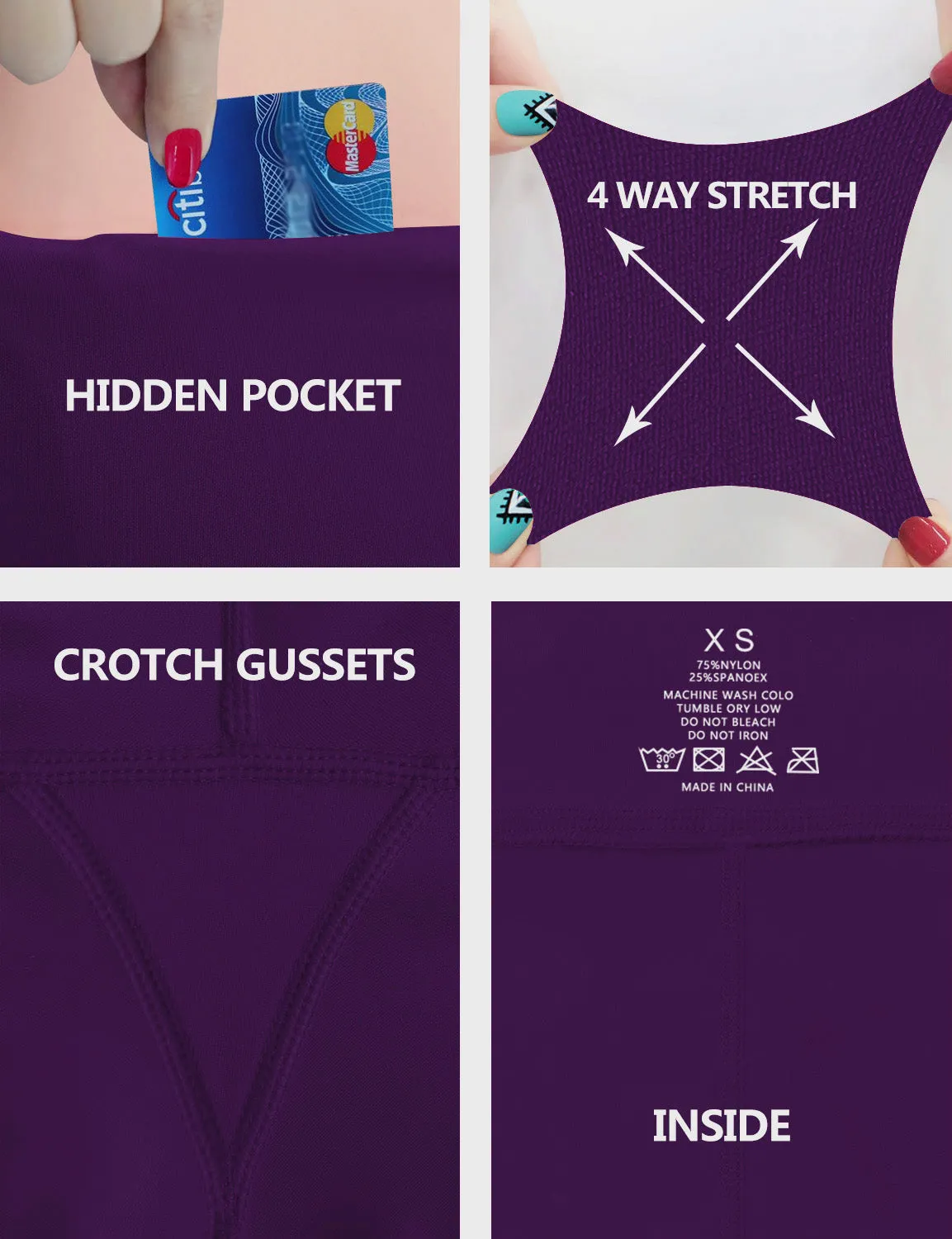 High Waist Side Pockets Golf Pants grapevine_Golf