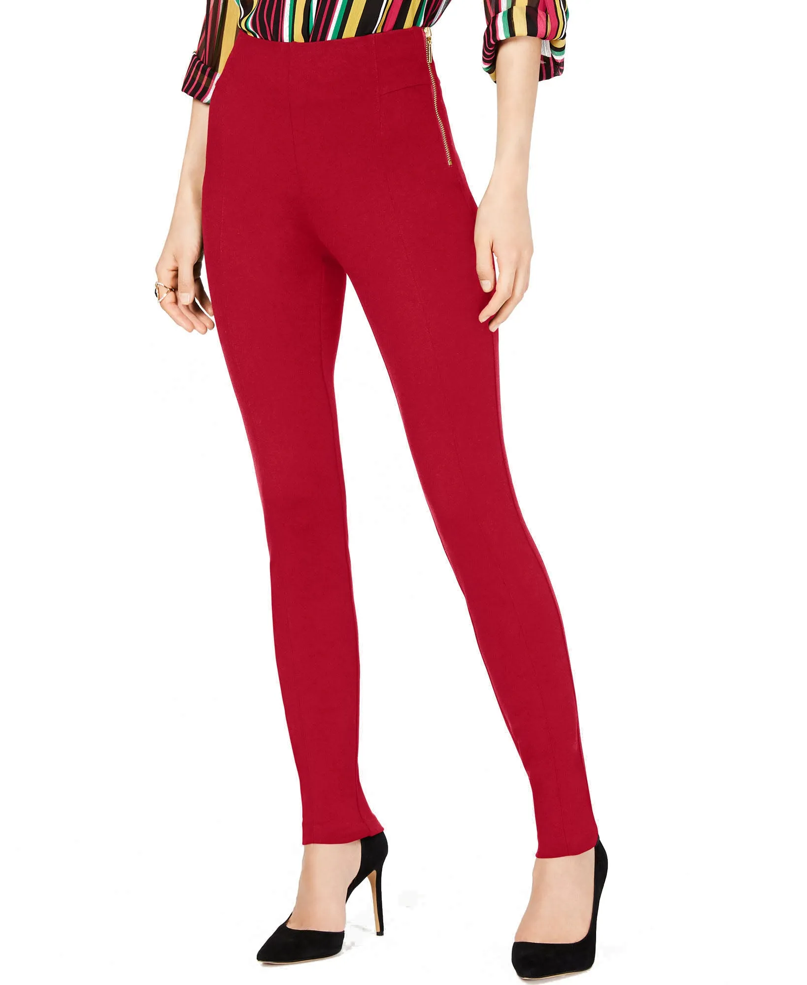 High-Waist Skinny Pants