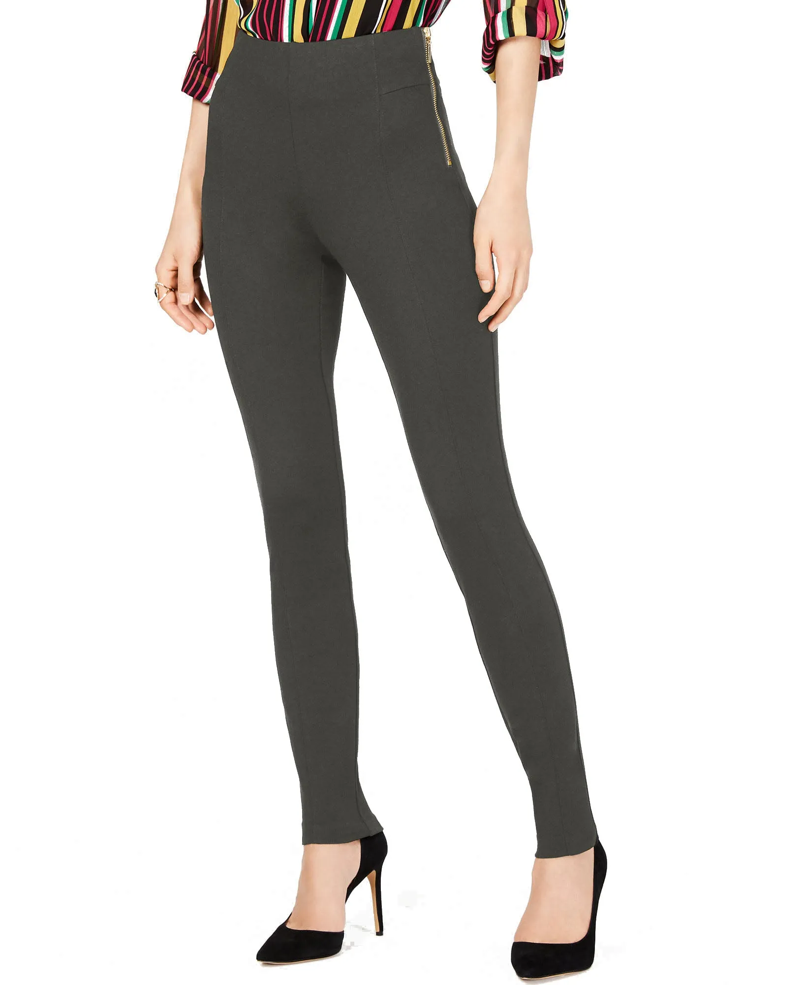 High-Waist Skinny Pants