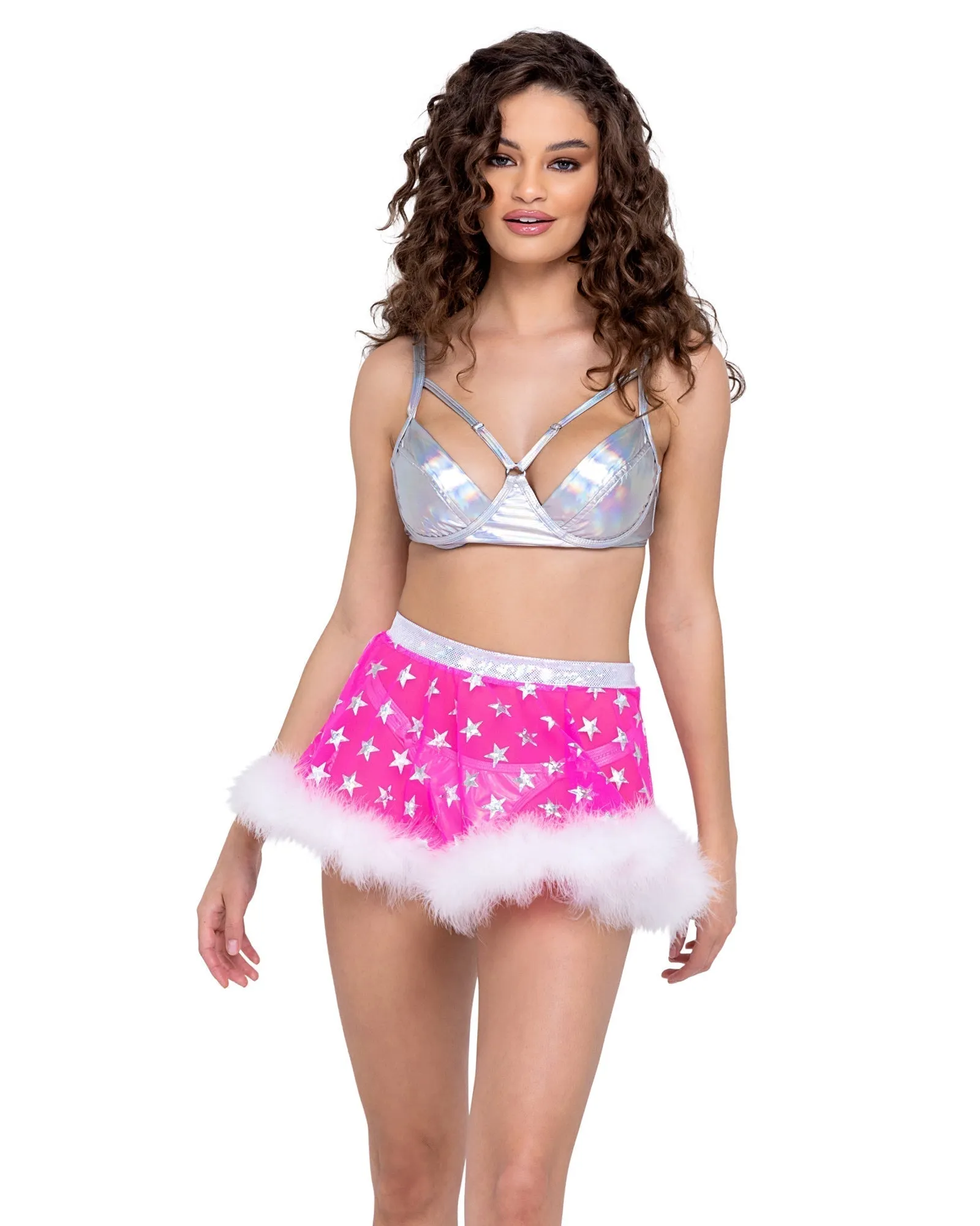 Hologram Bra with Underwire - Womens Top