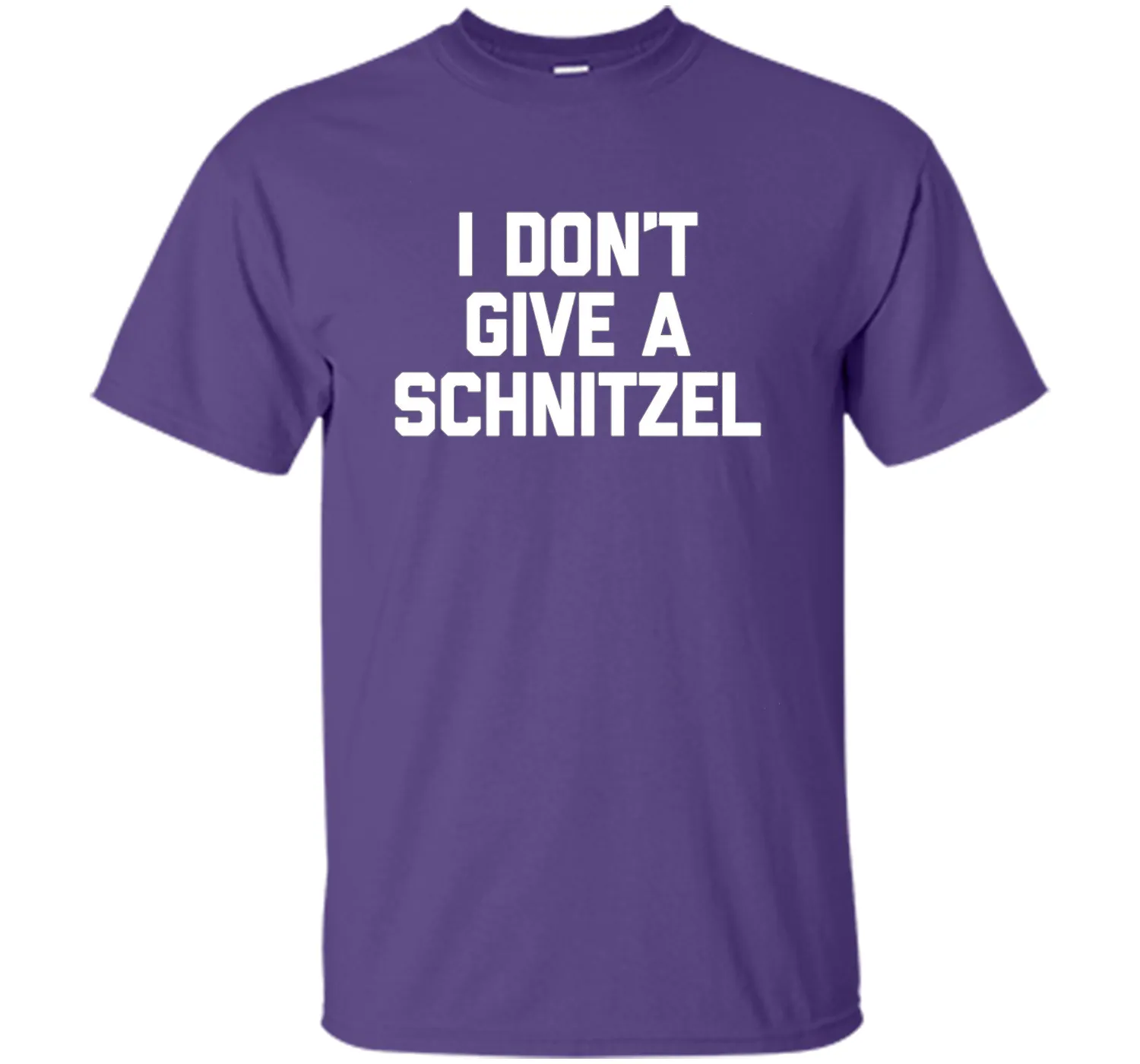 I Don't Give A Schnitzel T-Shirt funny saying german novelty