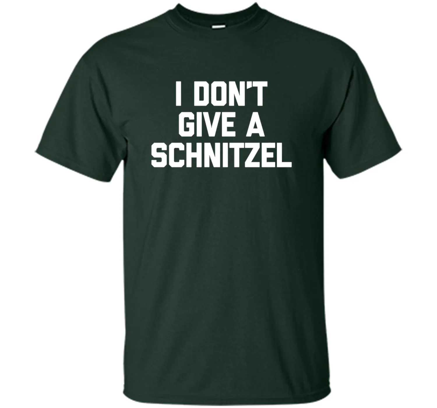 I Don't Give A Schnitzel T-Shirt funny saying german novelty