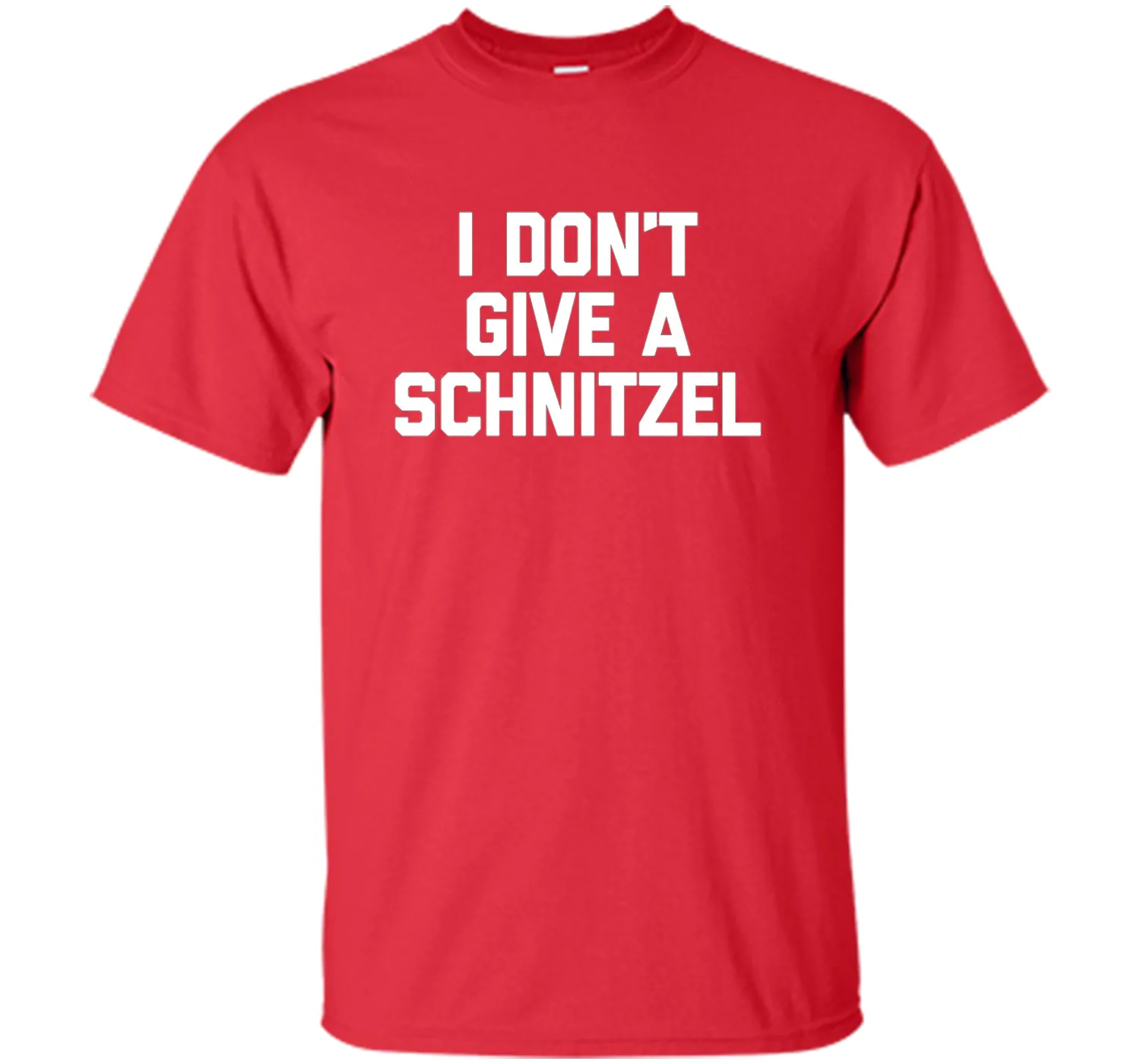 I Don't Give A Schnitzel T-Shirt funny saying german novelty