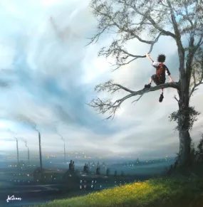 It's A Great View From The Top! Original by Danny Abrahams SOLD
