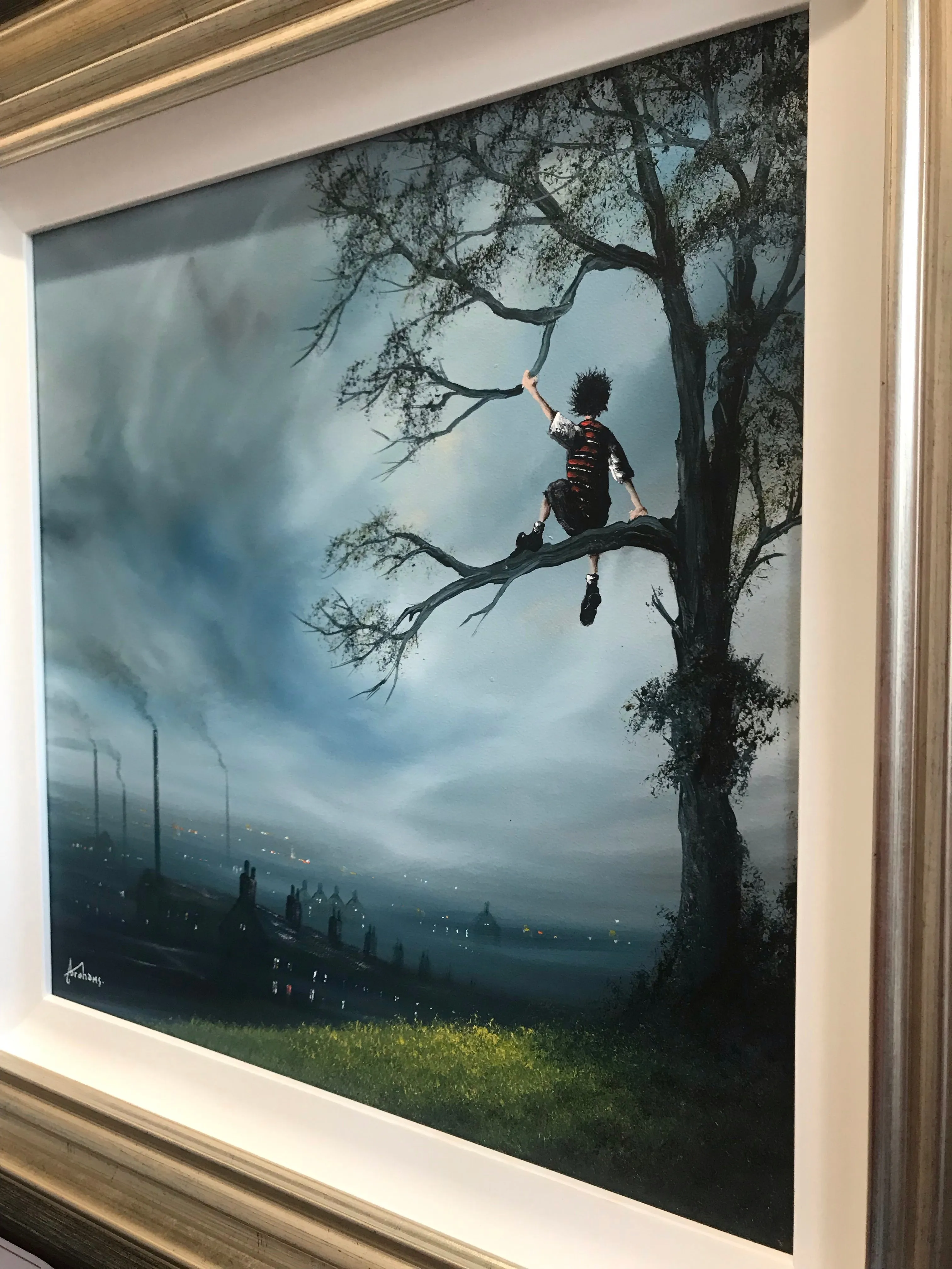 It's A Great View From The Top! Original by Danny Abrahams SOLD