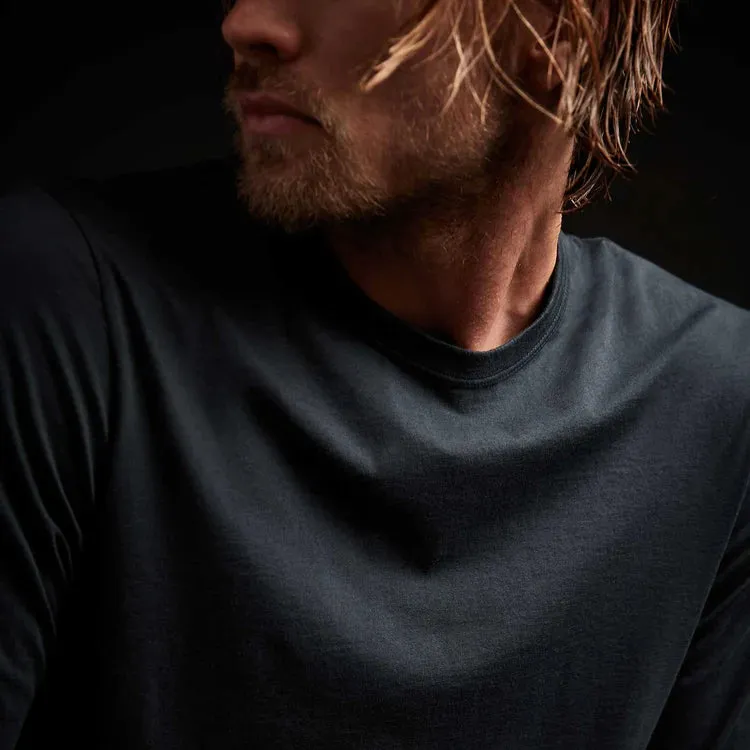 JAMES PERSE MENS LUXE LOTUS JERSEY L/S CREW - 4 COLORS