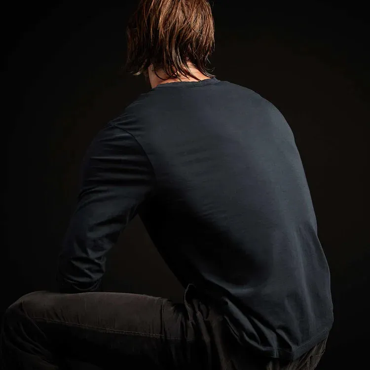 JAMES PERSE MENS LUXE LOTUS JERSEY L/S CREW - 4 COLORS