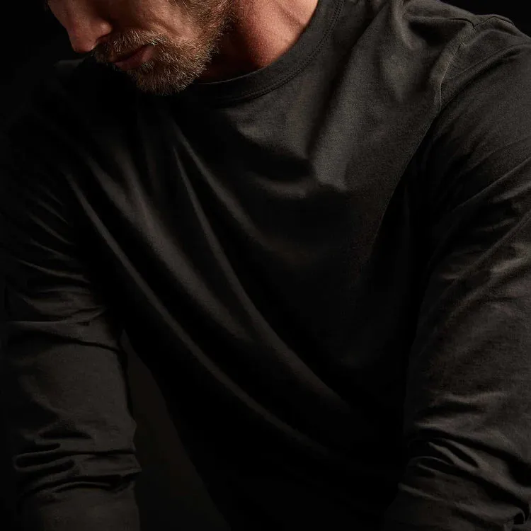 JAMES PERSE MENS LUXE LOTUS JERSEY L/S CREW - 4 COLORS