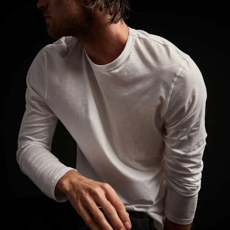 JAMES PERSE MENS LUXE LOTUS JERSEY L/S CREW - 4 COLORS