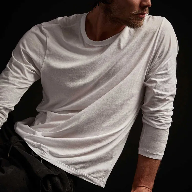 JAMES PERSE MENS LUXE LOTUS JERSEY L/S CREW - 4 COLORS