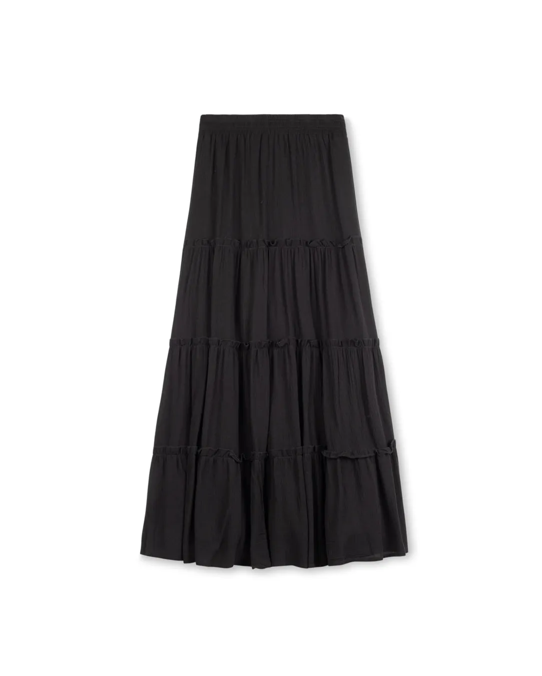 Ladies Tiered Maxi Skirt