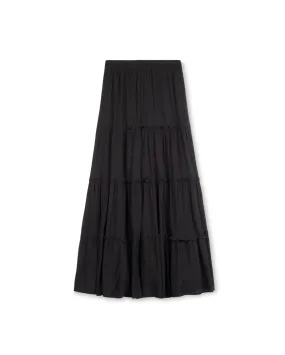 Ladies Tiered Maxi Skirt