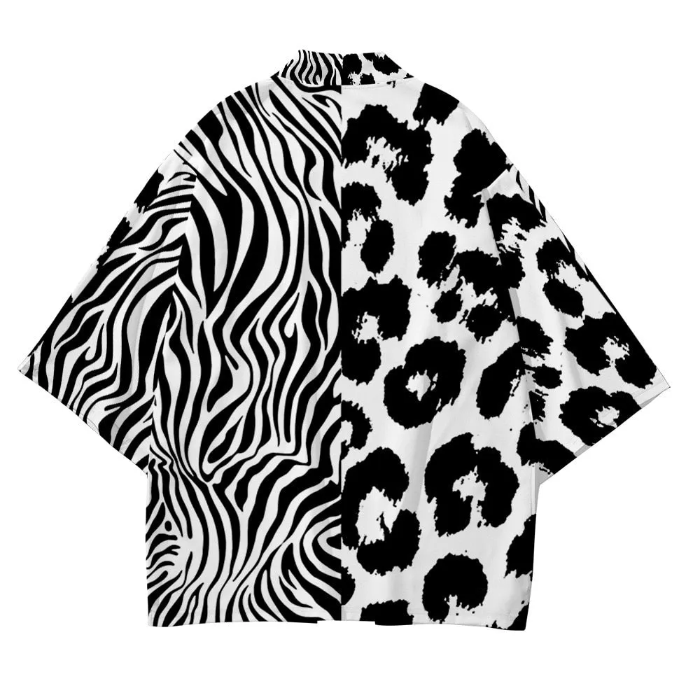 Leopard Print Kimono Shirt