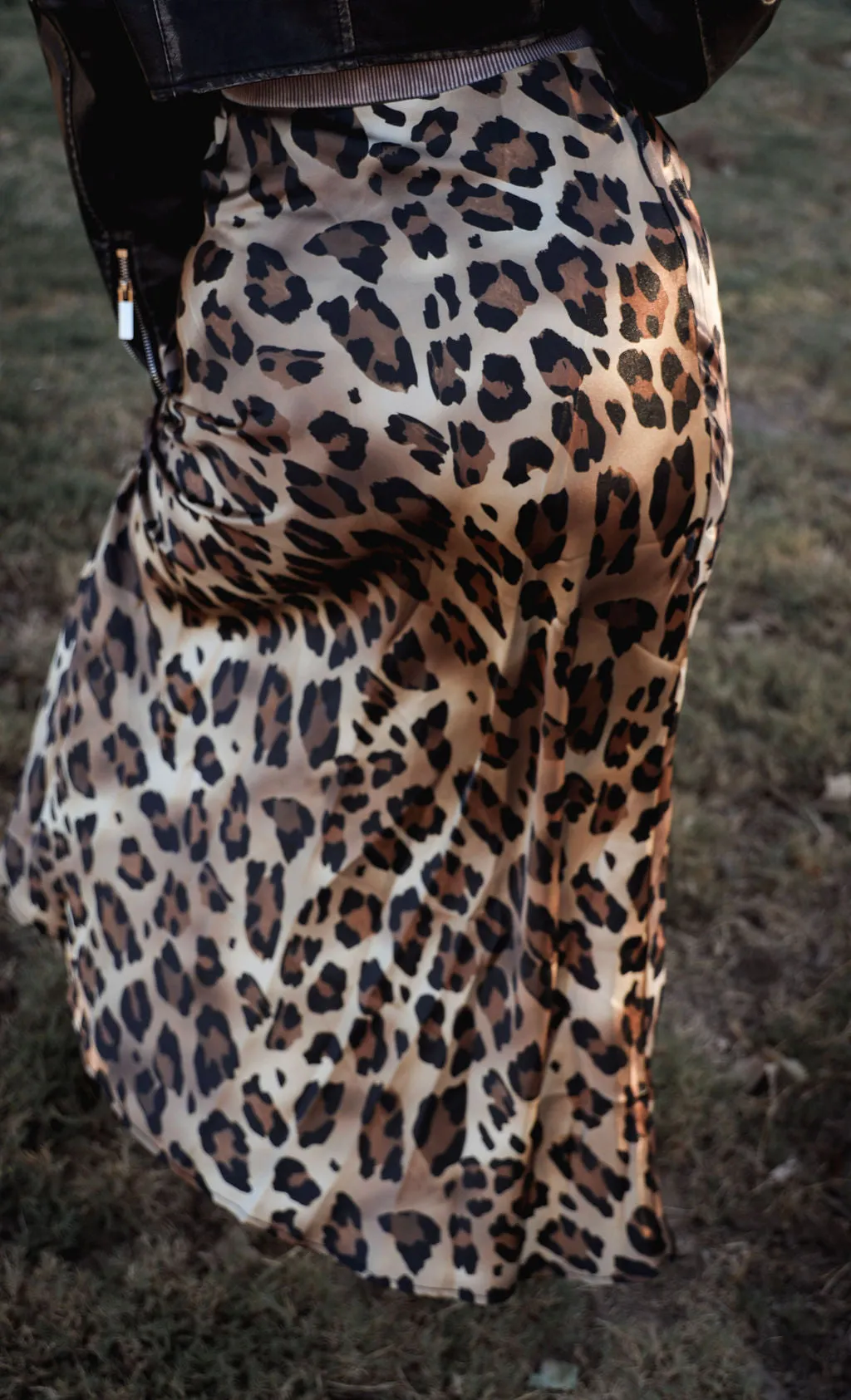 Let's Get Wild Leopard Maxi Skirt