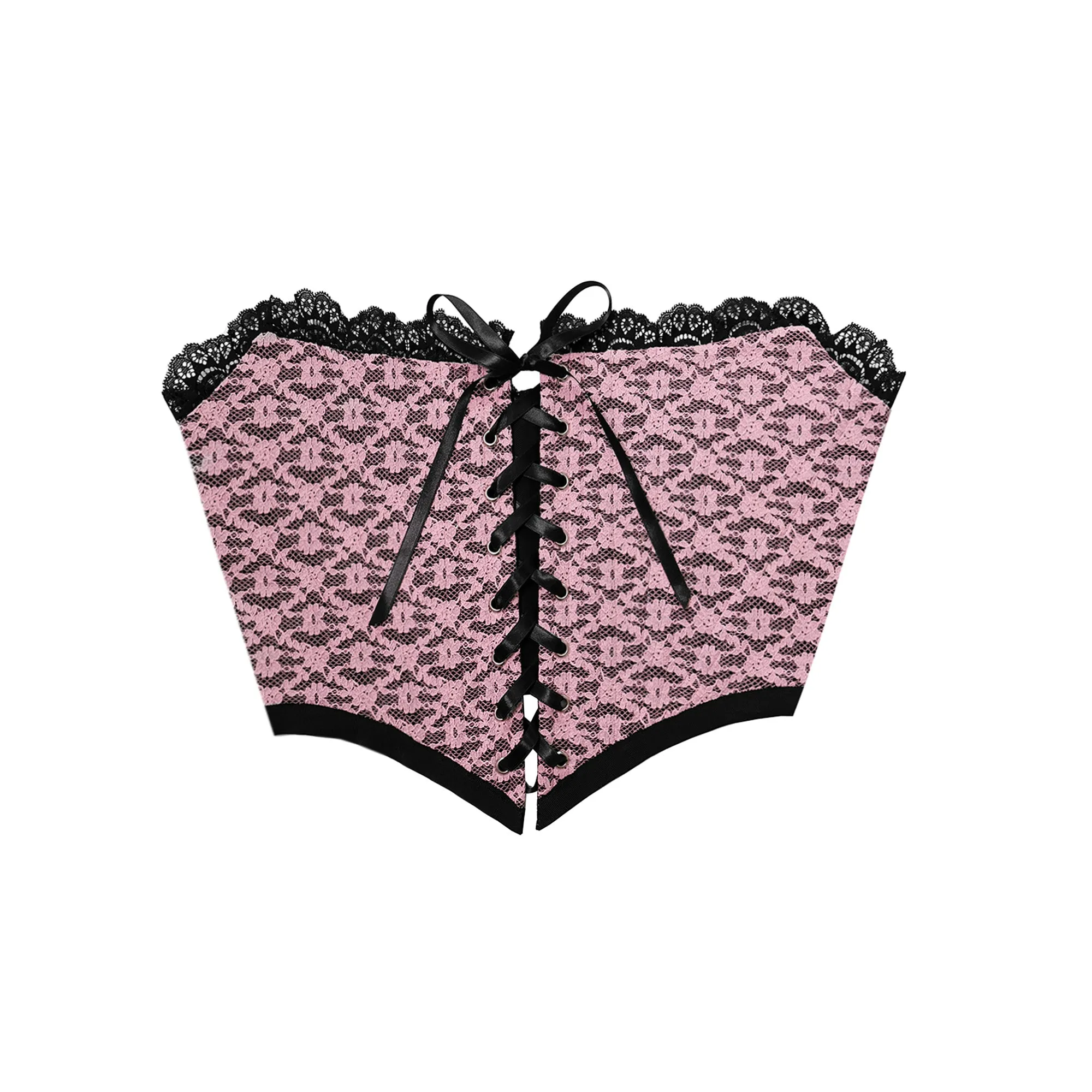 Luella Corset Pink Lace