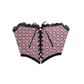 Luella Corset Pink Lace