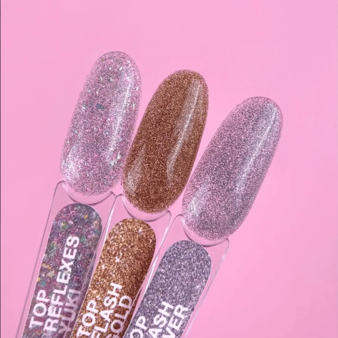 Luna Top Coat Flash Silver