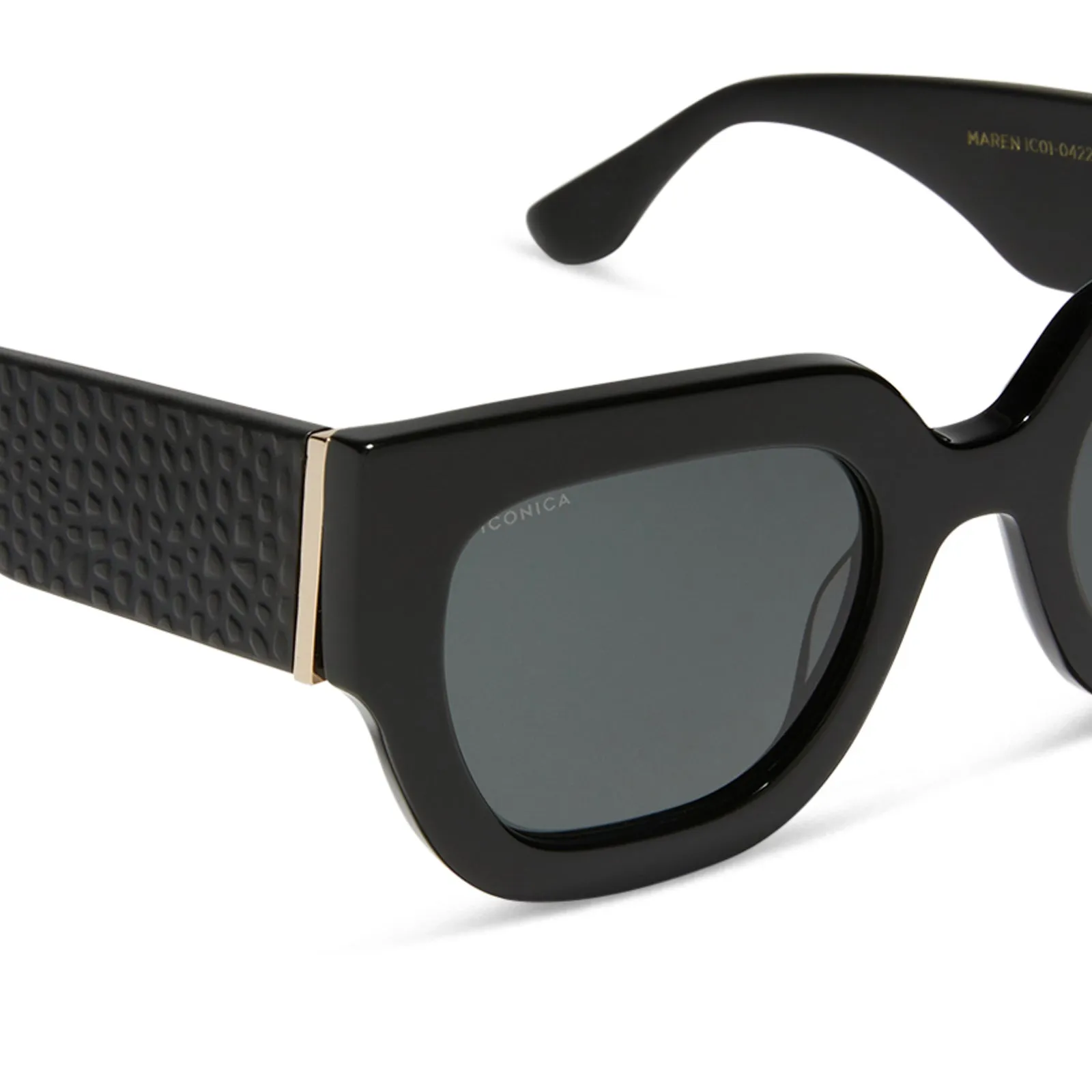 MAREN - BLACK   GREY   POLARIZED SUNGLASSES