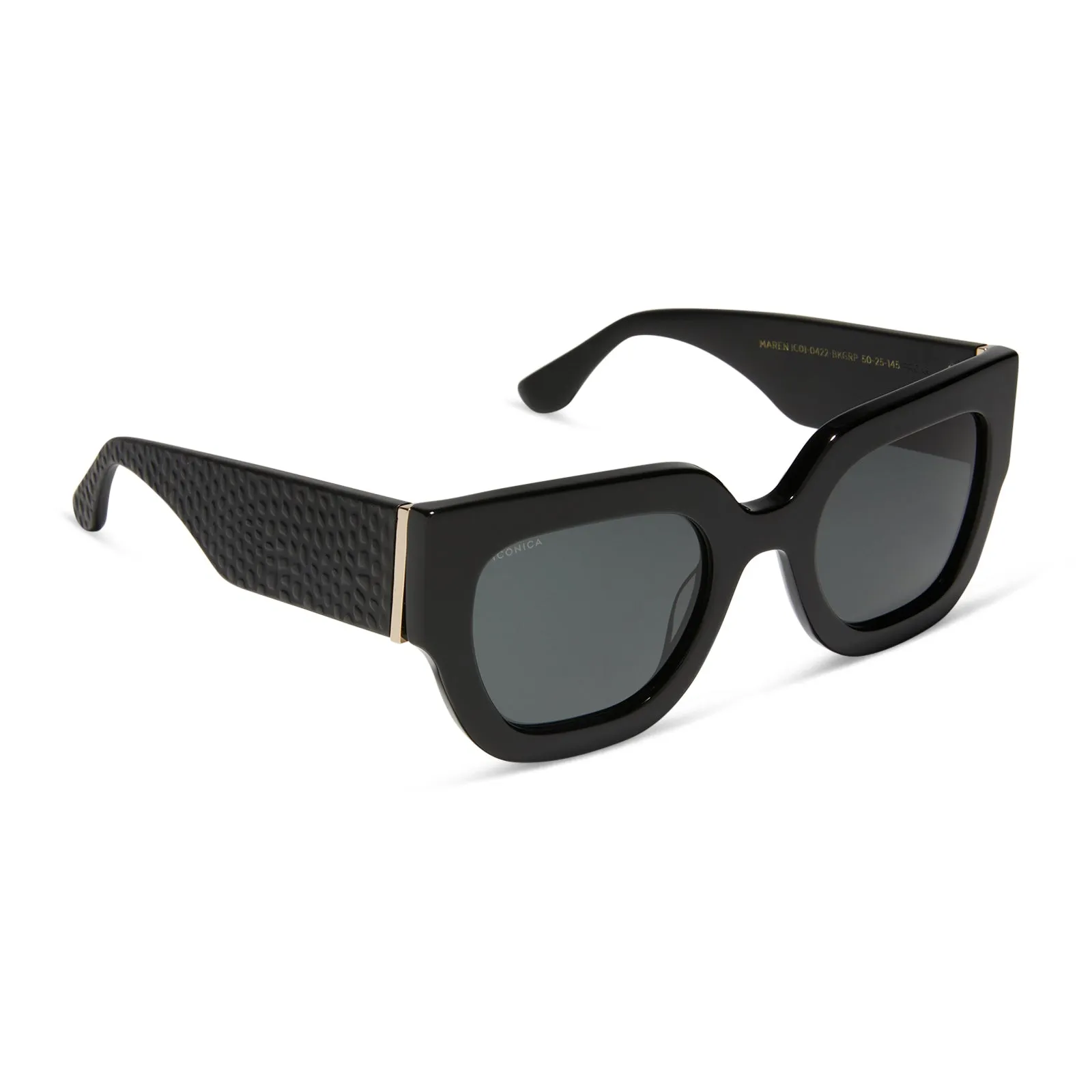 MAREN - BLACK   GREY   POLARIZED SUNGLASSES