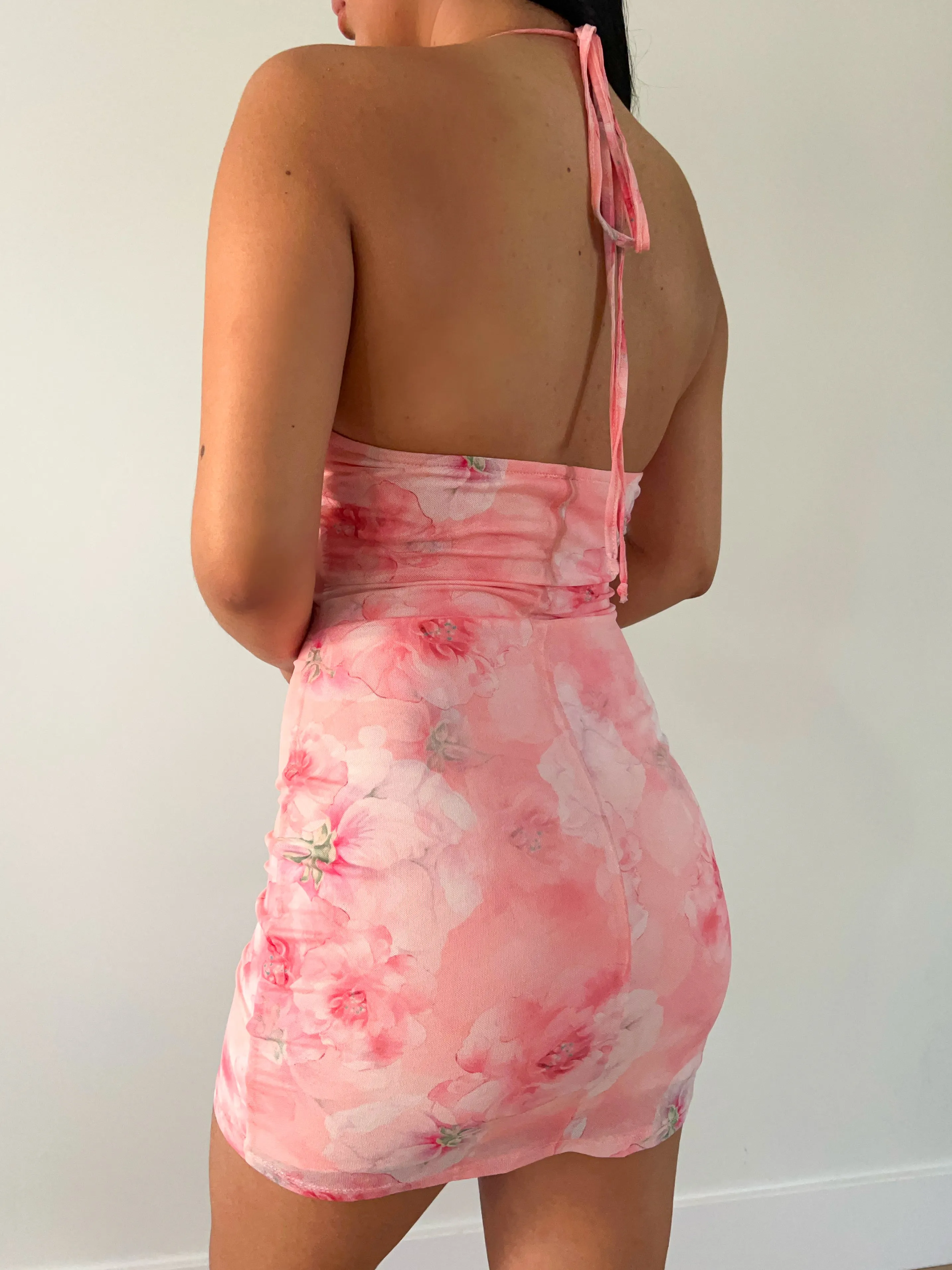 Marissa Mini Dress (Pink)