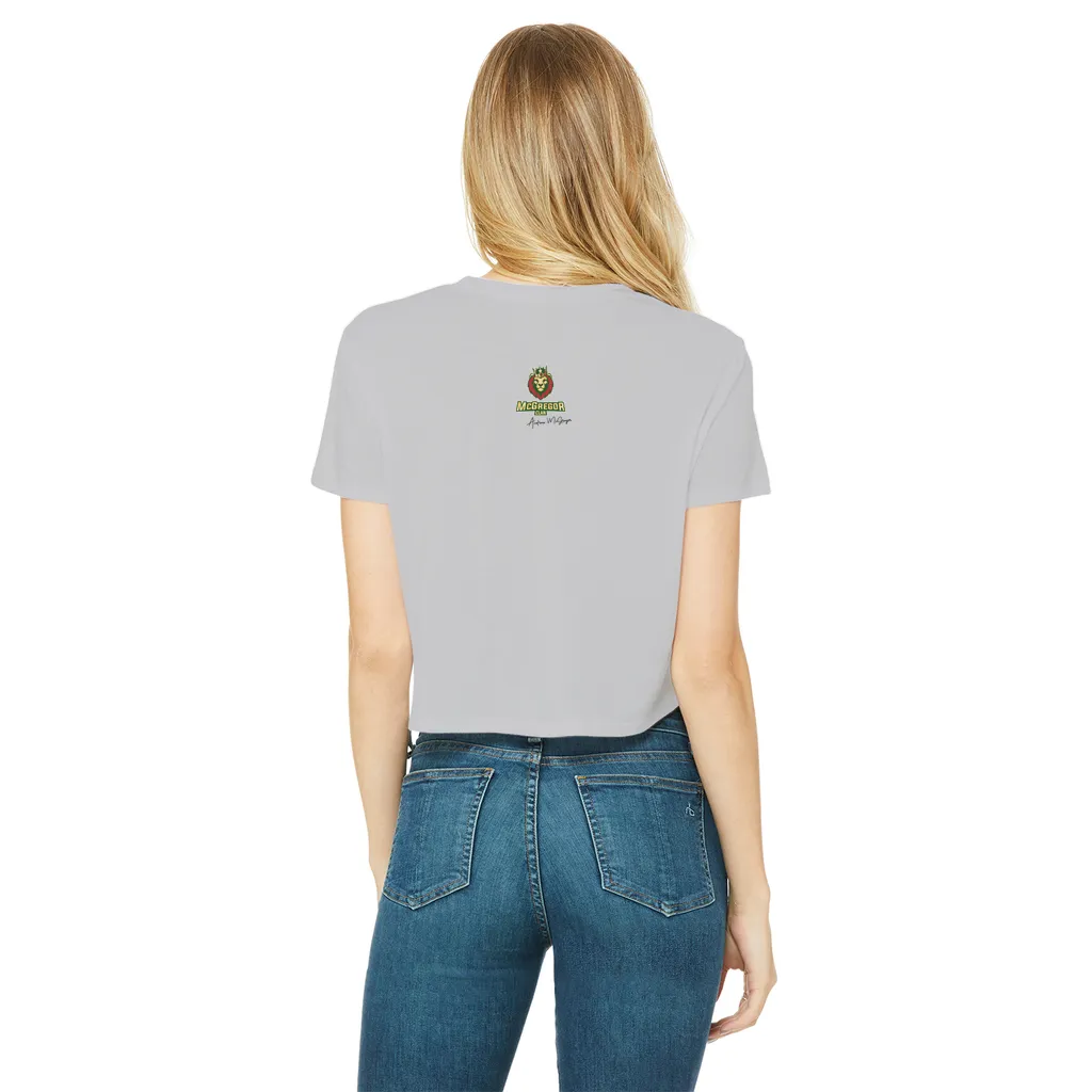 McGregor Clan- Afro of Power McGregor Clan - Women's Cropped T-Shirt