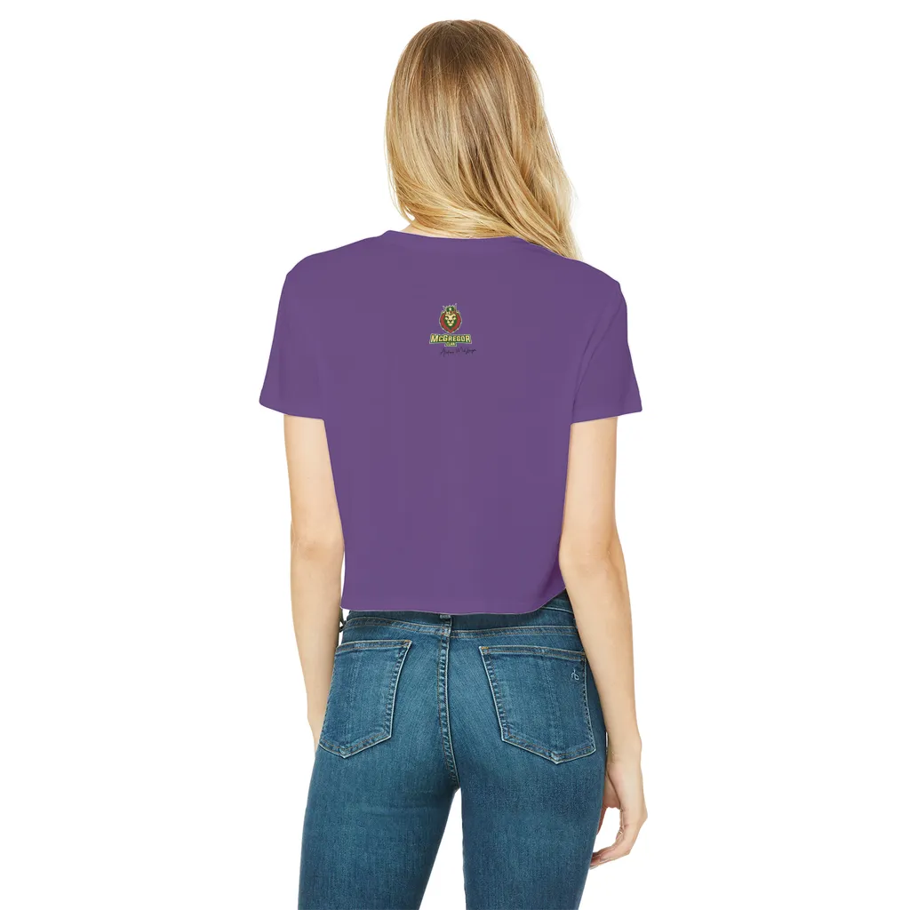McGregor Clan- Afro of Power McGregor Clan - Women's Cropped T-Shirt