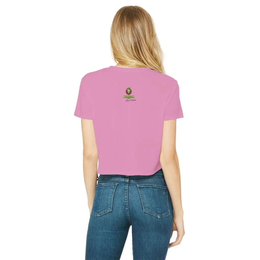 McGregor Clan- Afro of Power McGregor Clan - Women's Cropped T-Shirt