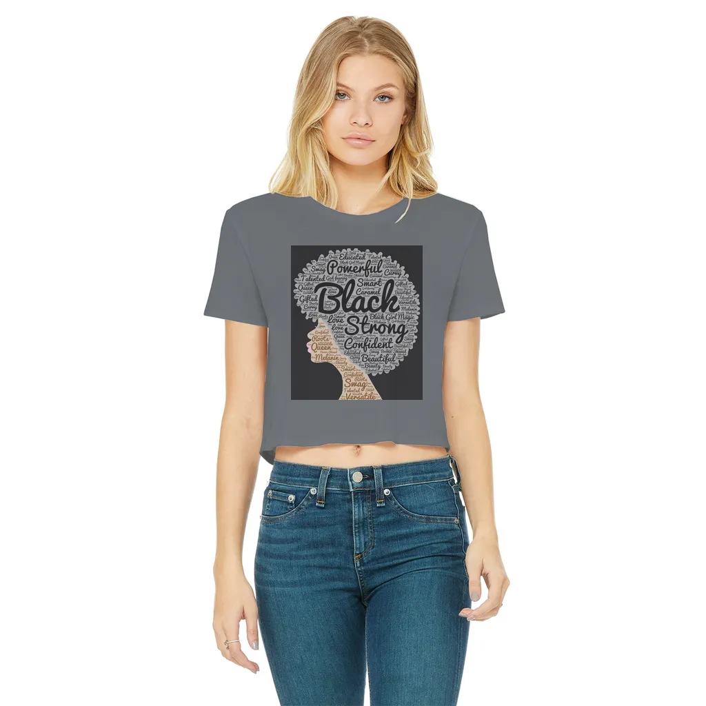 McGregor Clan- Afro of Power McGregor Clan - Women's Cropped T-Shirt