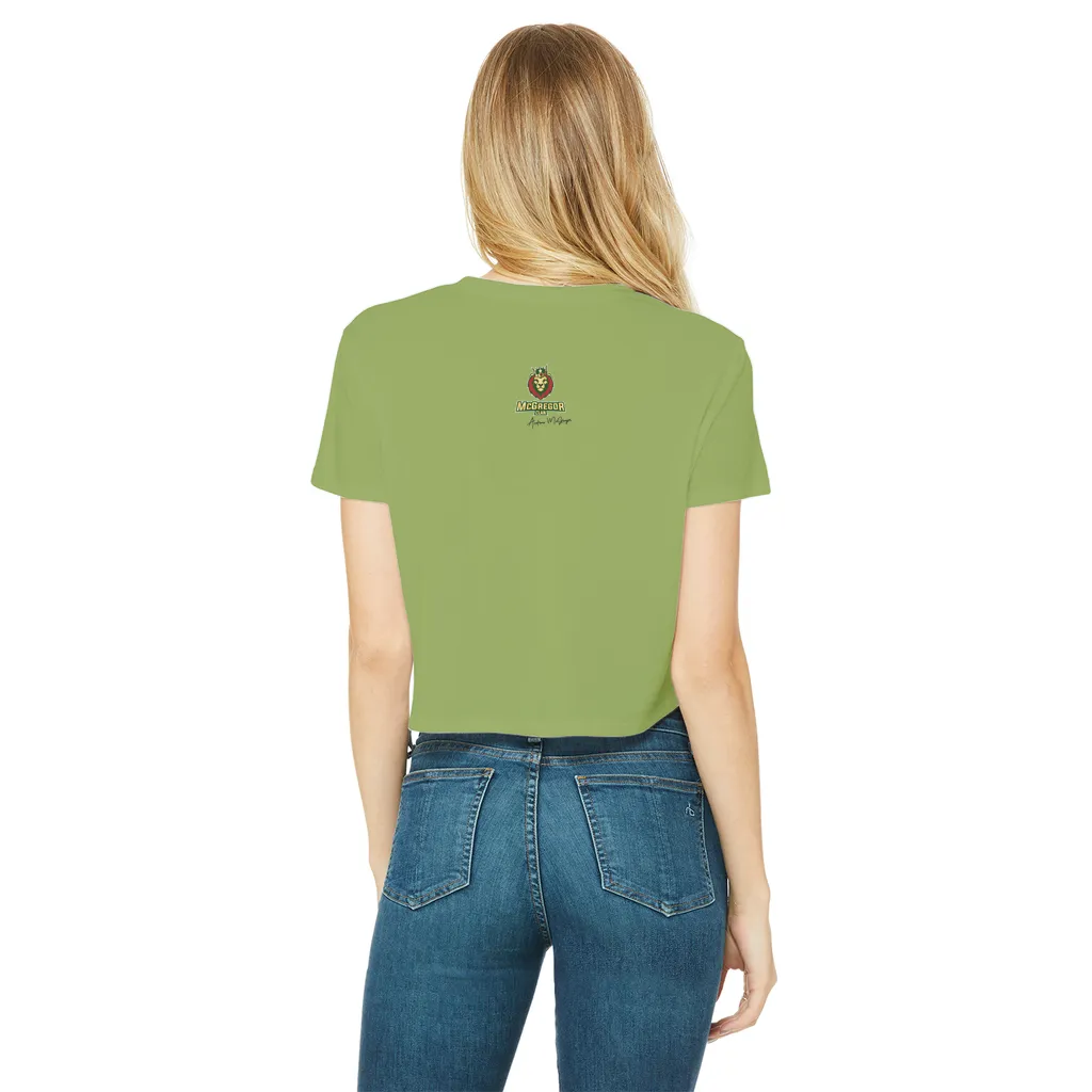 McGregor Clan- Afro of Power McGregor Clan - Women's Cropped T-Shirt