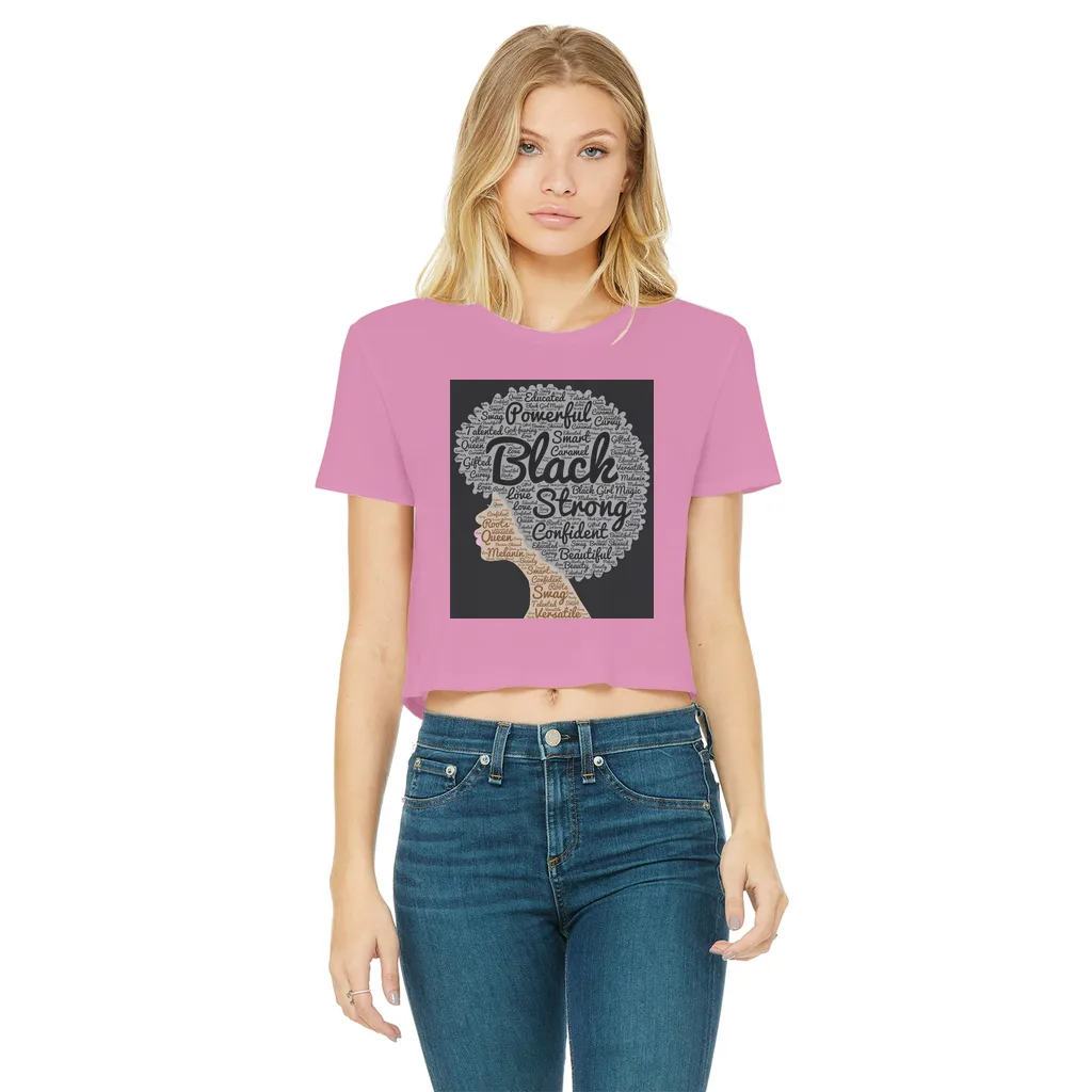 McGregor Clan- Afro of Power McGregor Clan - Women's Cropped T-Shirt