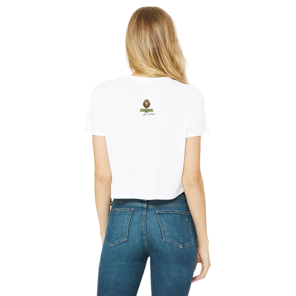 McGregor Clan- Afro of Power McGregor Clan - Women's Cropped T-Shirt