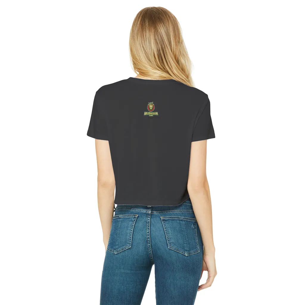 McGregor Clan- Afro of Power McGregor Clan - Women's Cropped T-Shirt