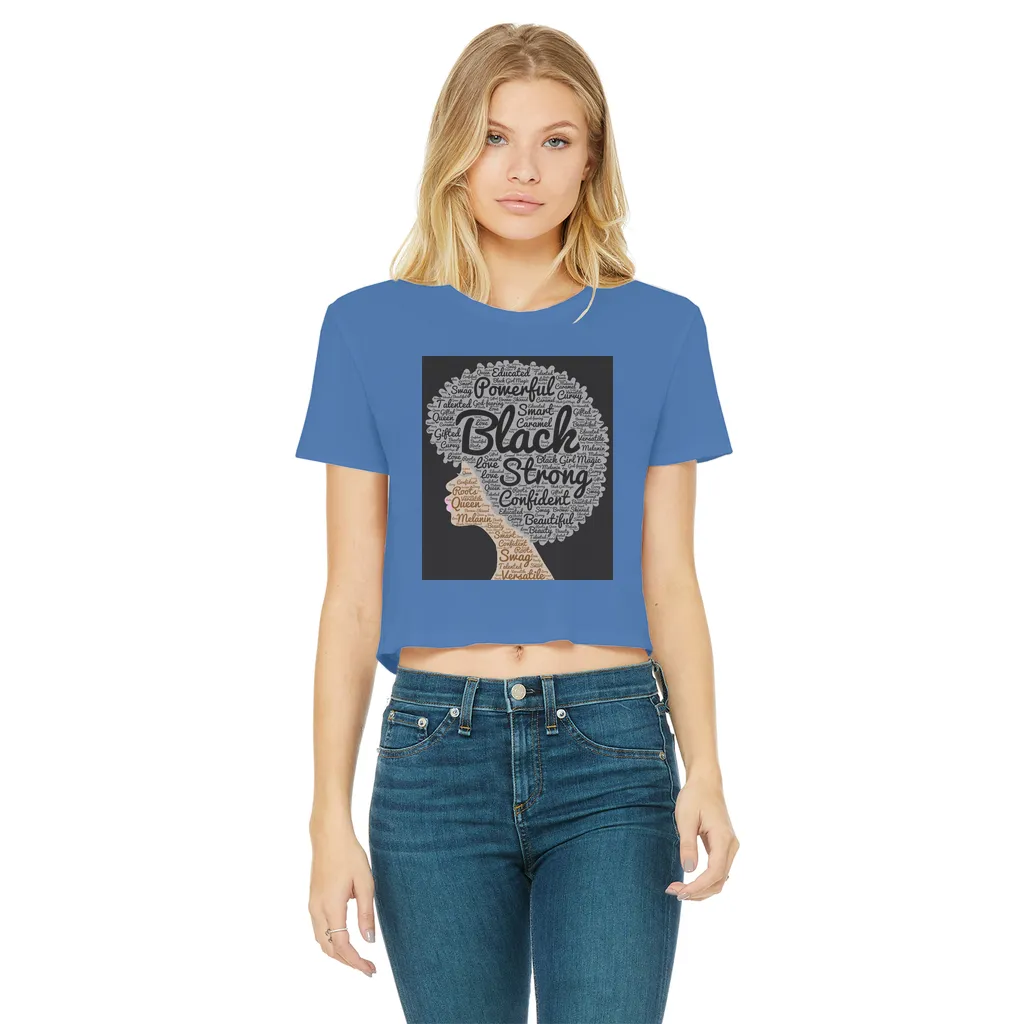 McGregor Clan- Afro of Power McGregor Clan - Women's Cropped T-Shirt