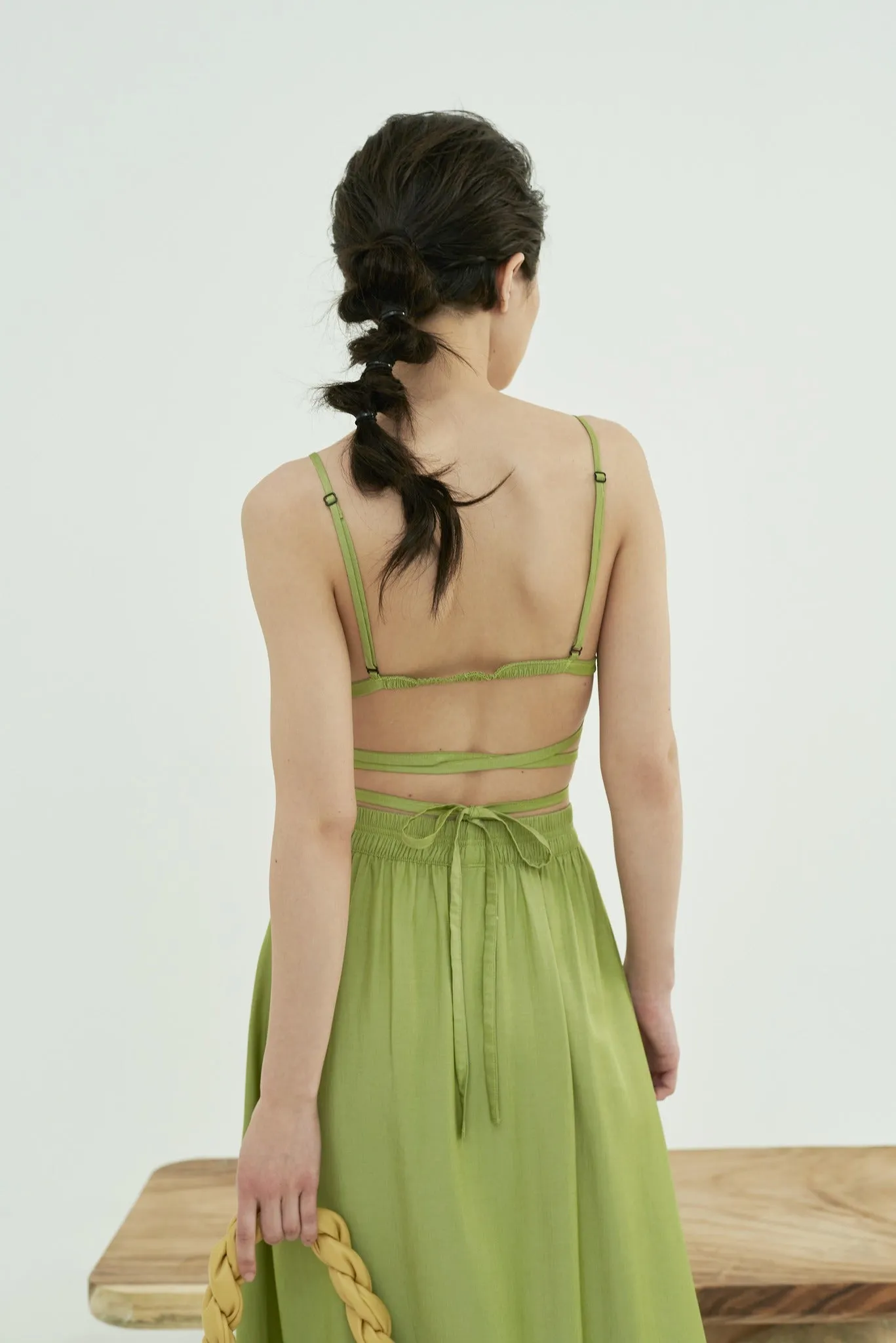 Miranda Linen Bralette and Maxi Skirt