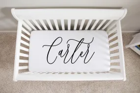 Monochrome Crib Sheet