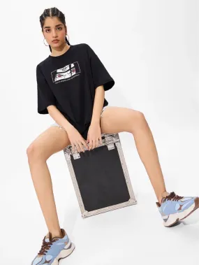 Naruto Character Itachi Uchiha Printed Low Price Premium Quality Womens Drop Shoulder Tee Legacy Boutiques Dhaka