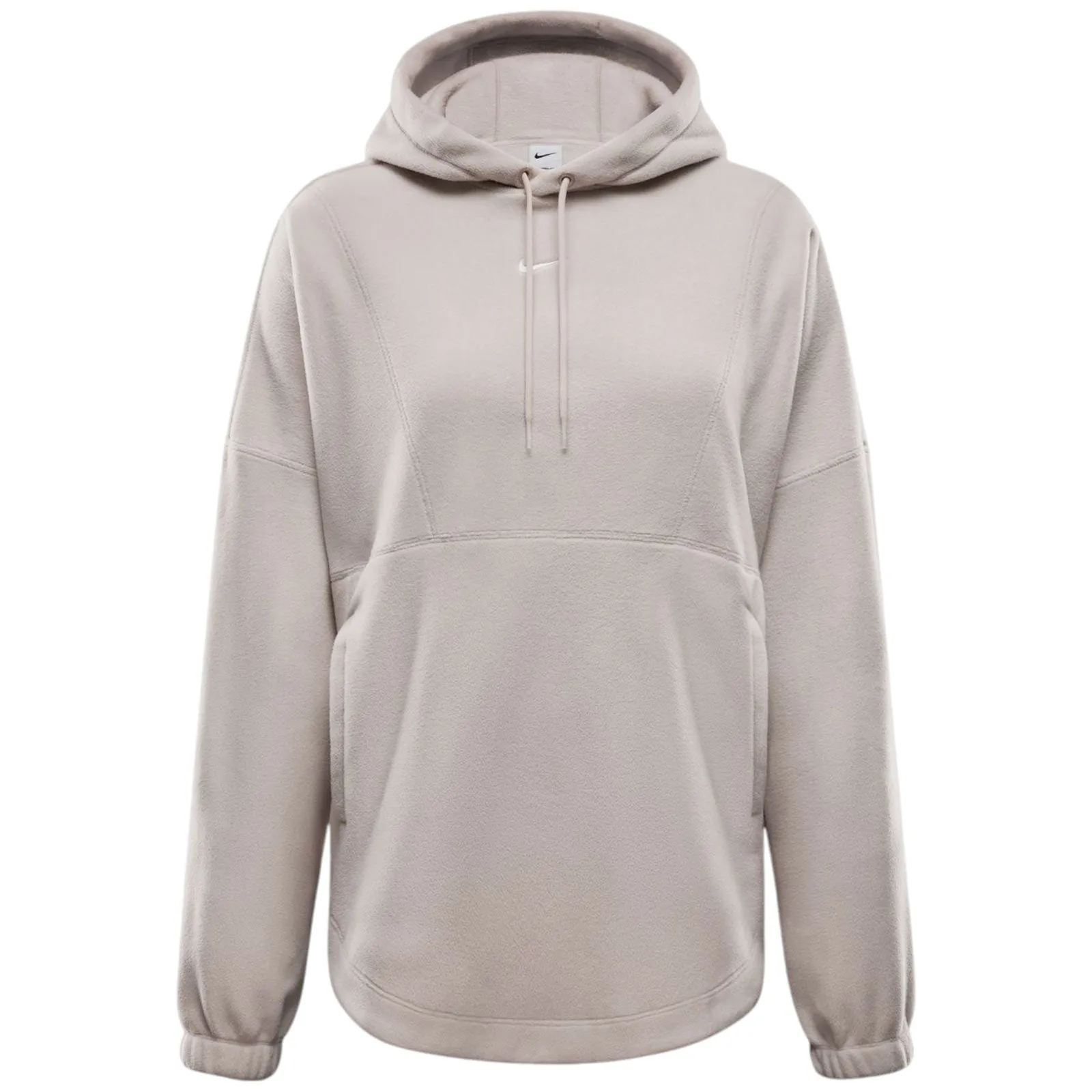 Nike One Womens Oversized Therma-FIT Pullover Fleece Hoodie