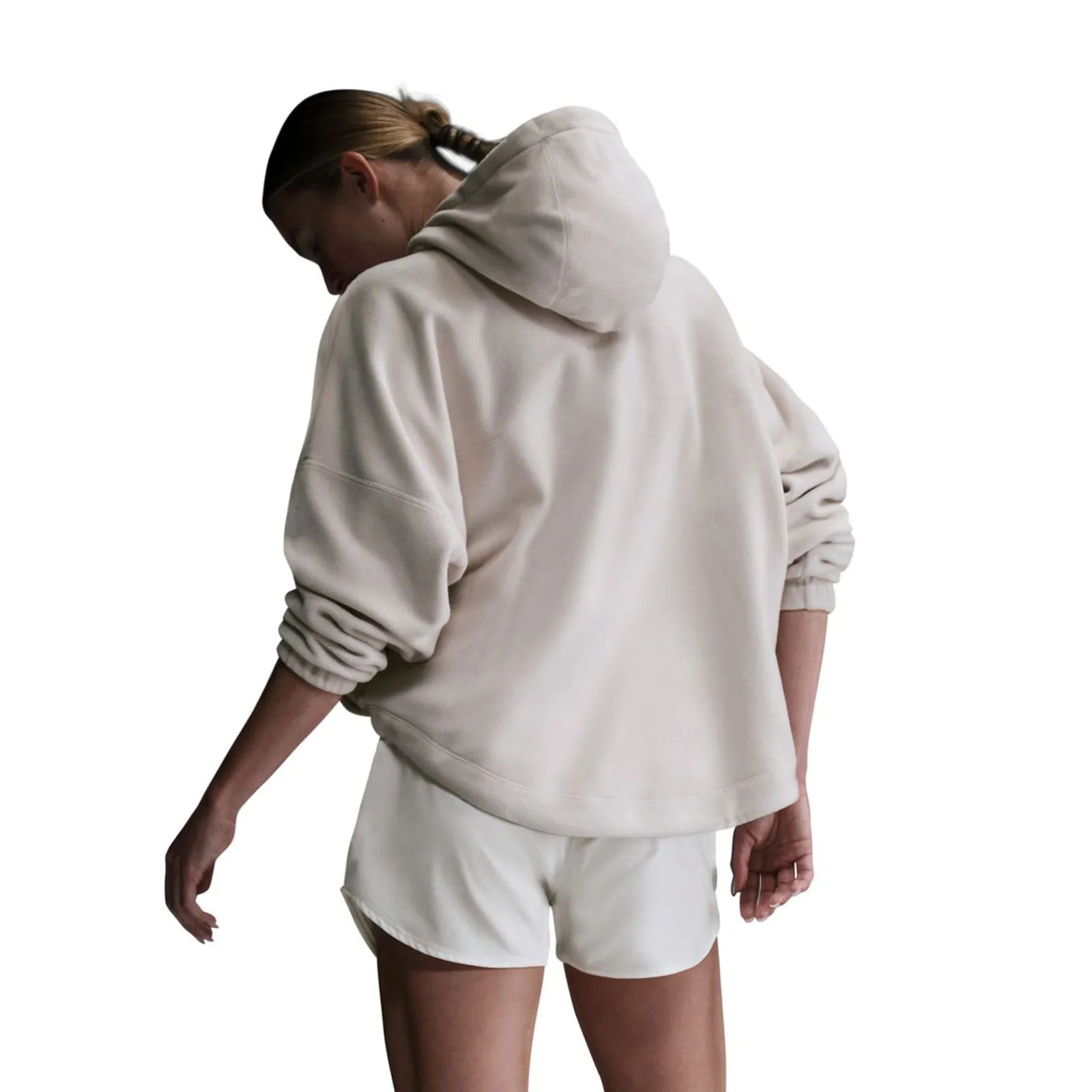 Nike One Womens Oversized Therma-FIT Pullover Fleece Hoodie