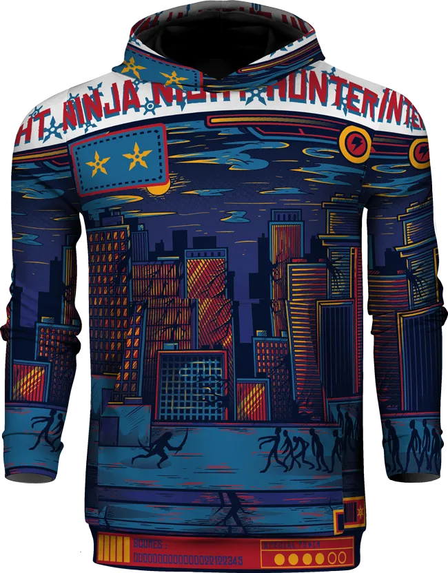 NINJA HUNTER 100% POLYESTER HOODIE