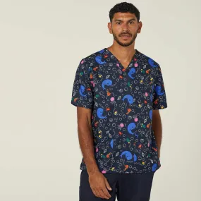 NNT CATRFW Under The Sea Scrub Top